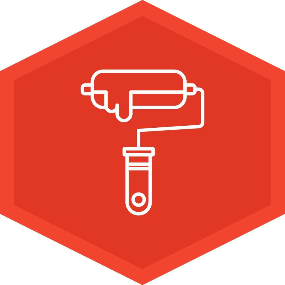 Paint Roller Icon Design Symbol vector