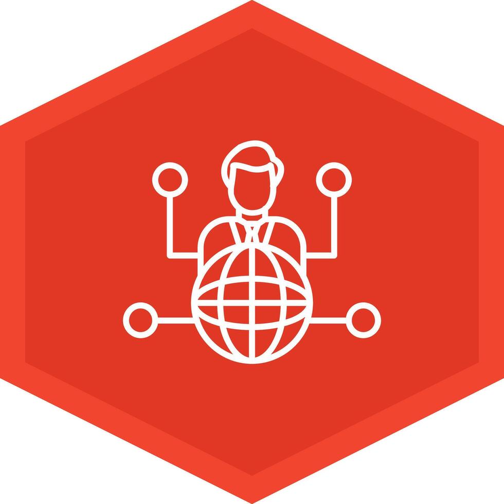 Outsource Icon Design Symbol vector