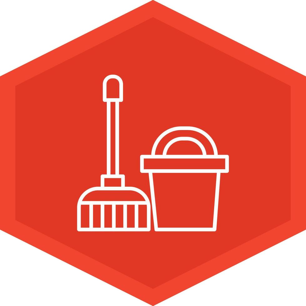 Mop Icon Design Symbol vector
