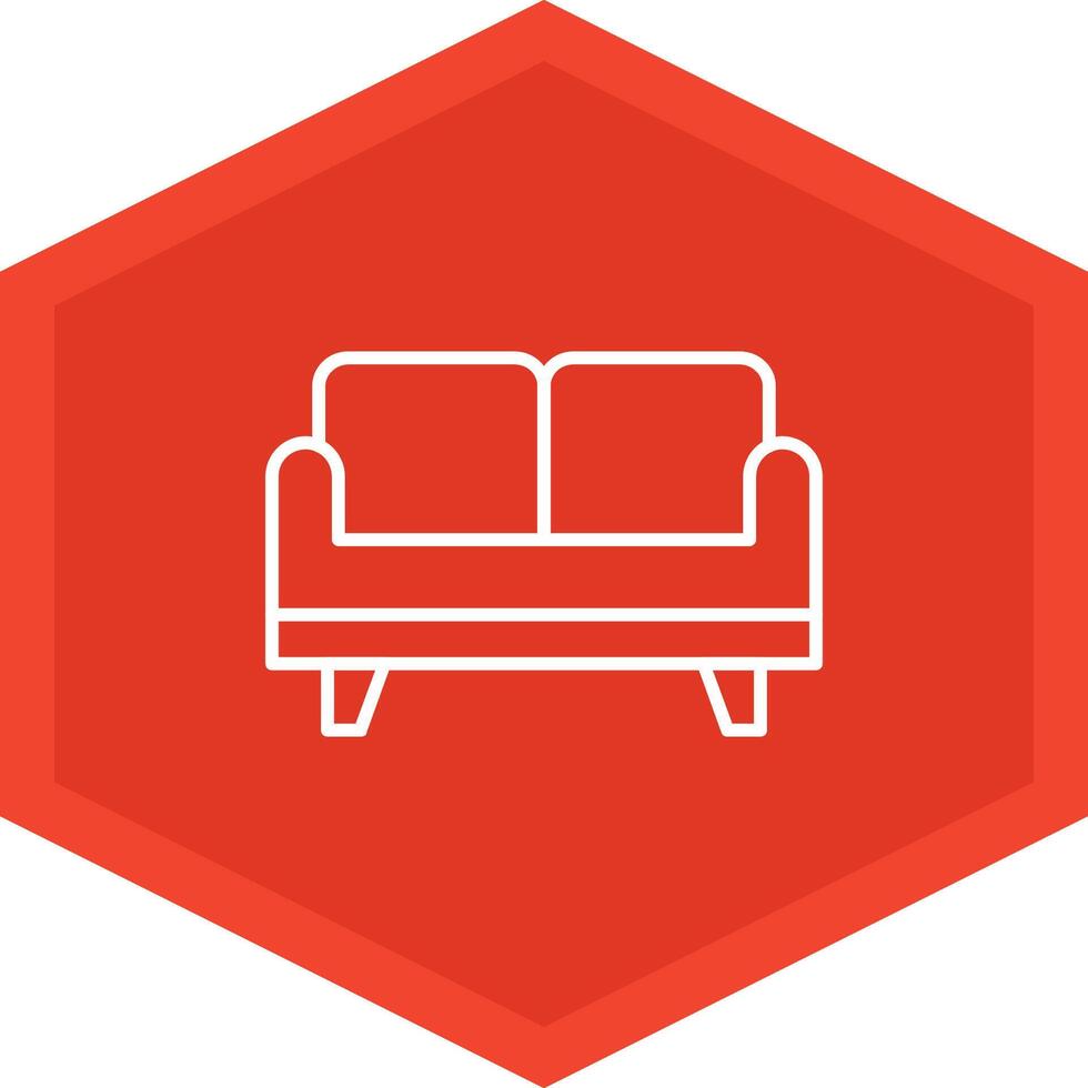 Sofa Bed Icon Design Symbol vector