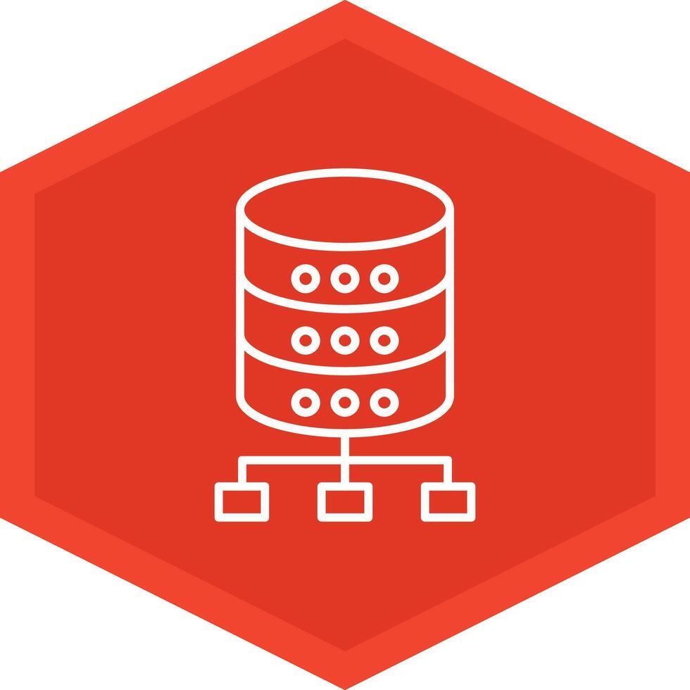 Database Icon Design Symbol vector