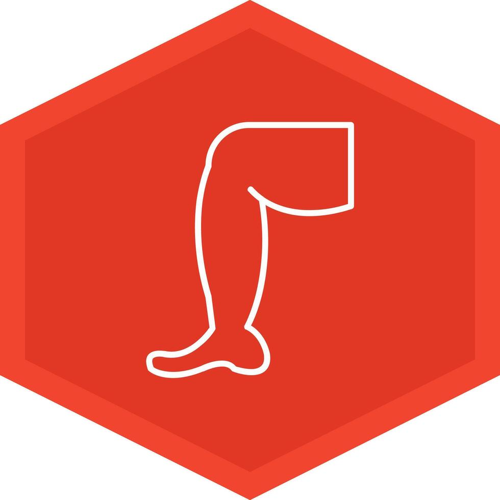 Leg Icon Design Symbol vector