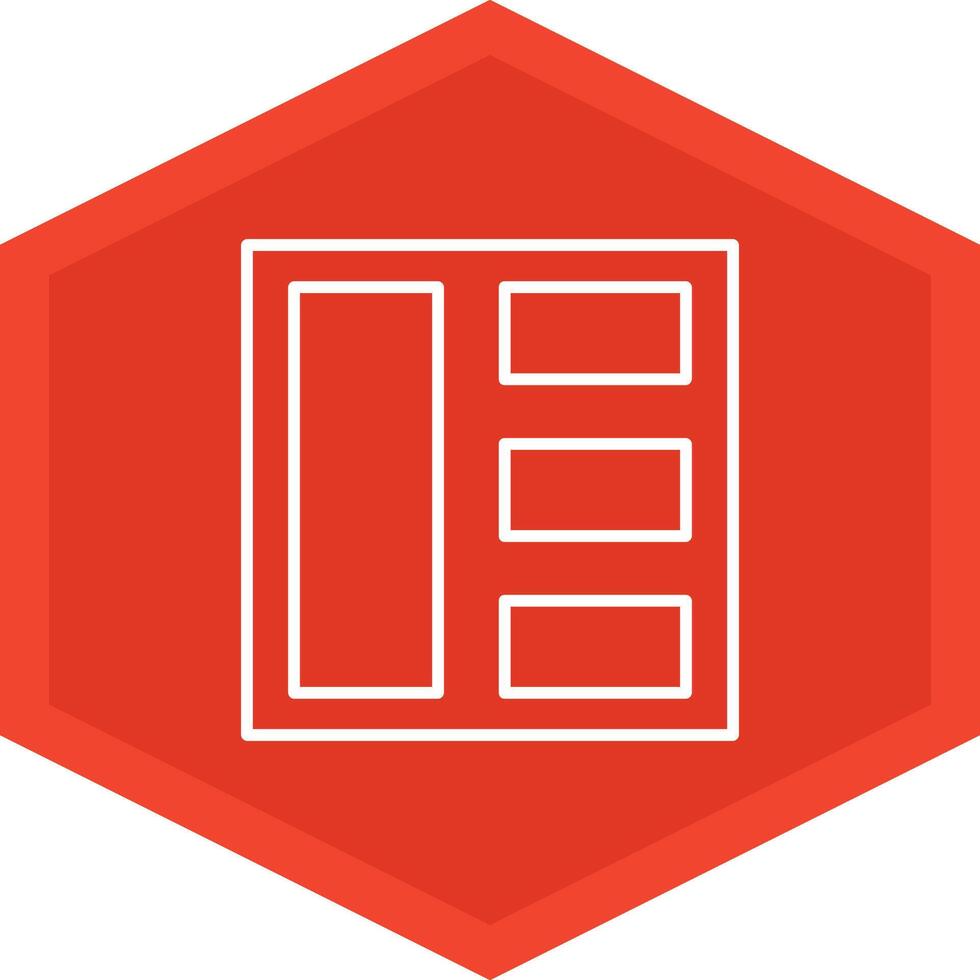 Grid Icon Design Symbol vector