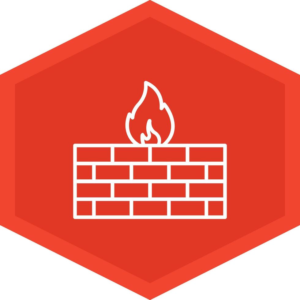 Firewall Icon Design Symbol vector