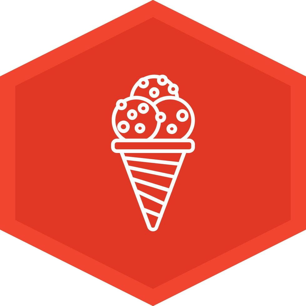 Ice Cream Cone Icon Design Symbol vector