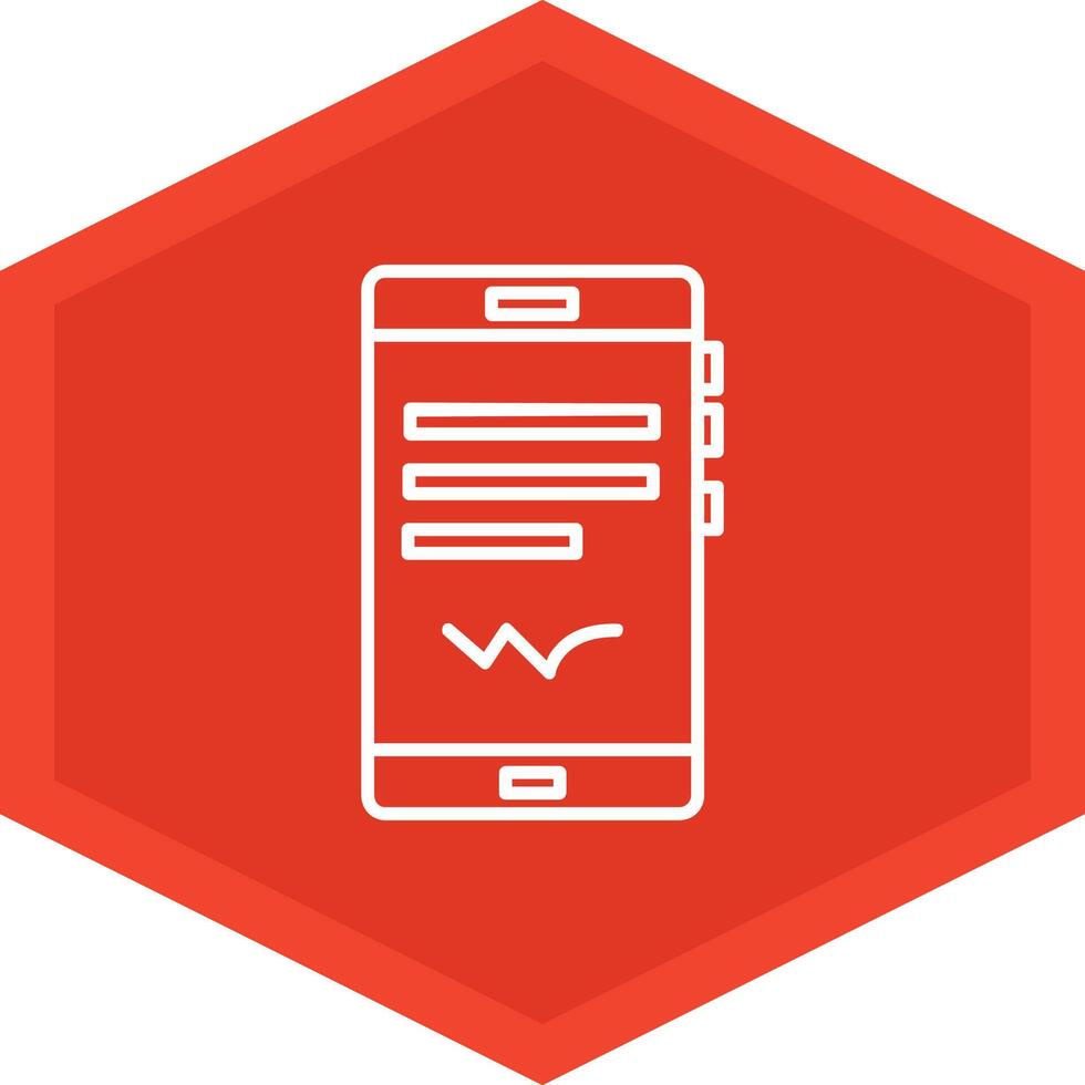 E Signature Icon Design Symbol vector