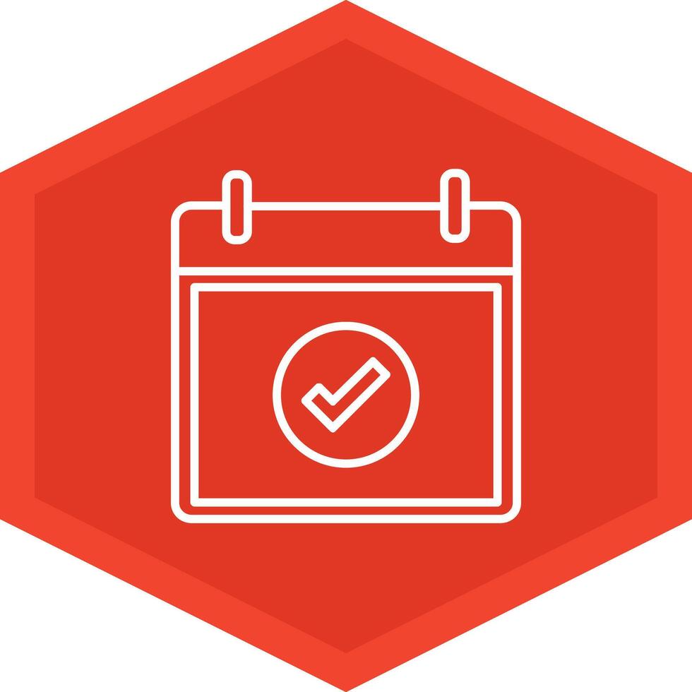 Correct Icon Design Symbol vector