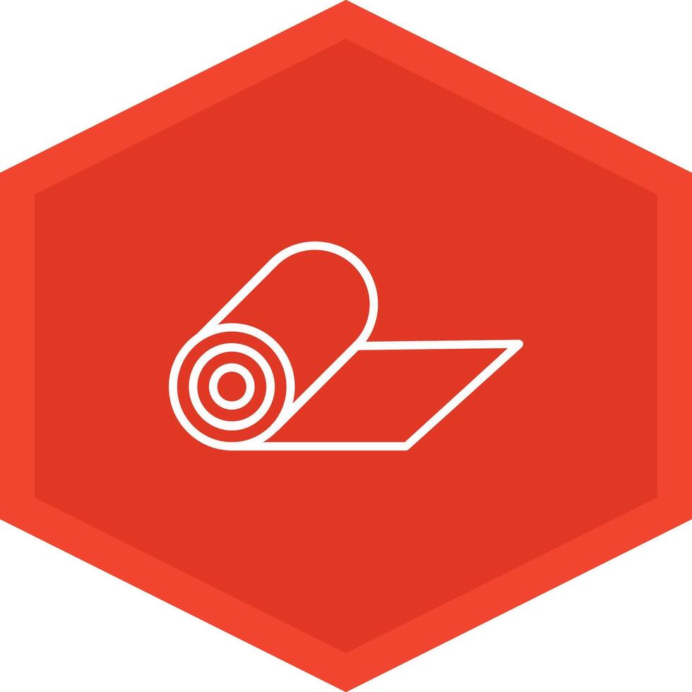 Gym Mat Icon Design Symbol vector
