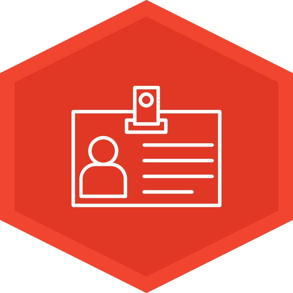 Identification Card Icon Design Symbol vector