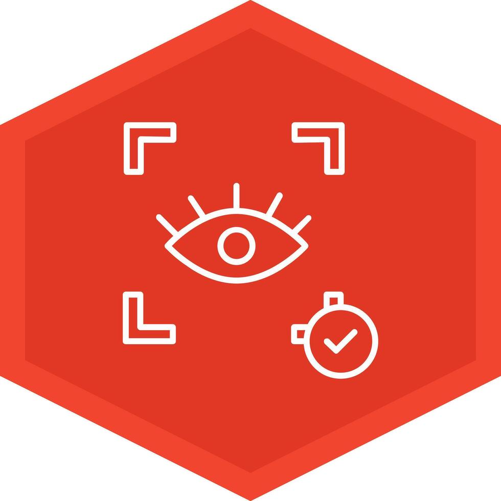 Eye Recognition Icon Design Symbol vector