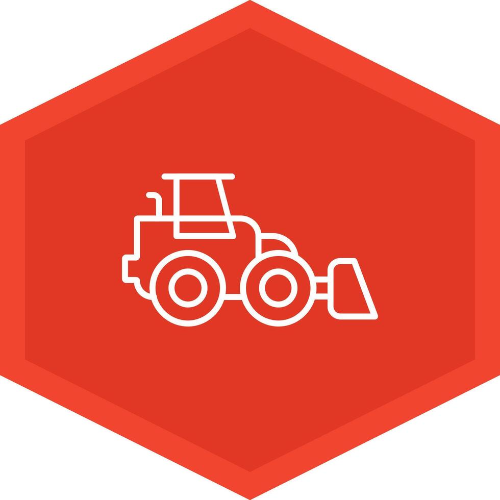 Front Loader Icon Design Symbol vector