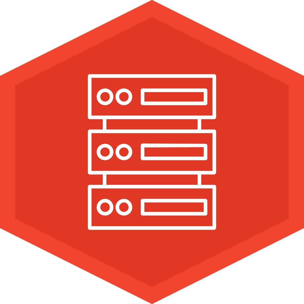 Database Icon Design Symbol vector