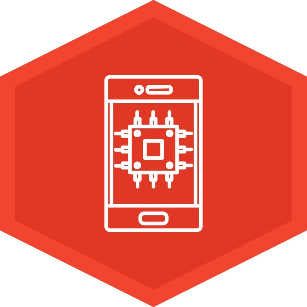 Cpu Icon Design Symbol vector