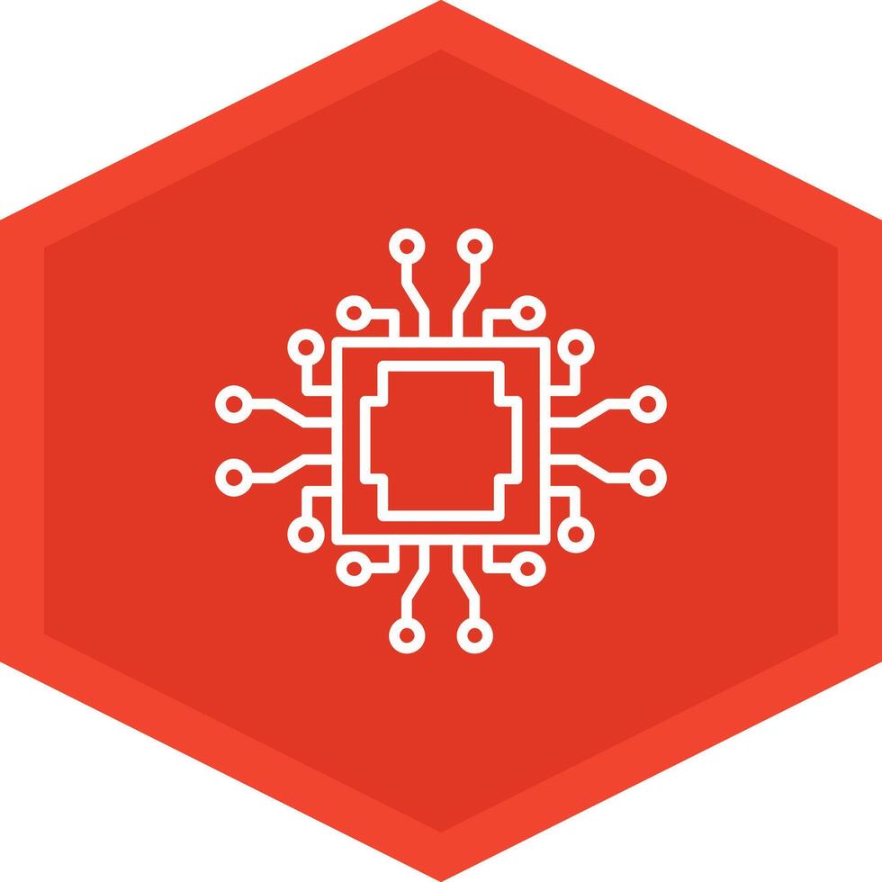 Cpu Icon Design Symbol vector