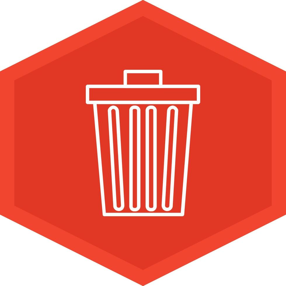 Dustbin Icon Design Symbol vector