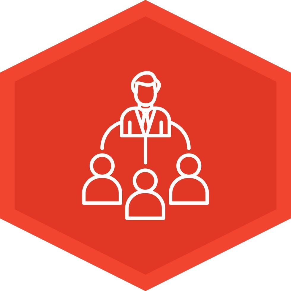 Delegate Icon Design Symbol vector