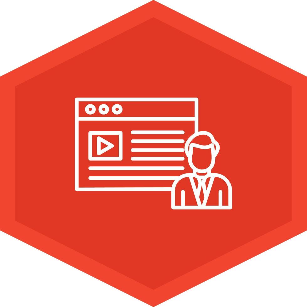 Content Creator Icon Design Symbol vector