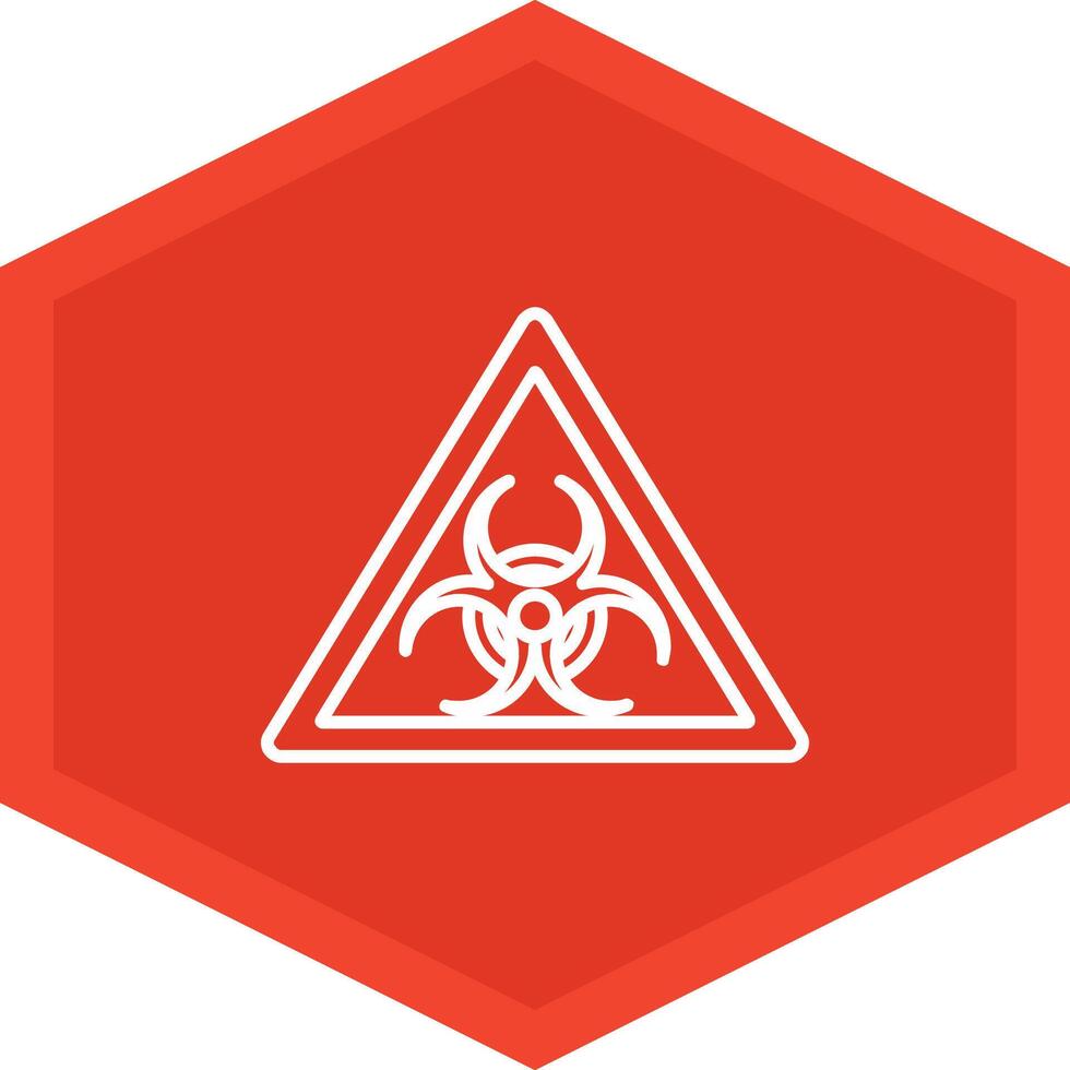 Biological Hazard Icon Design Symbol vector