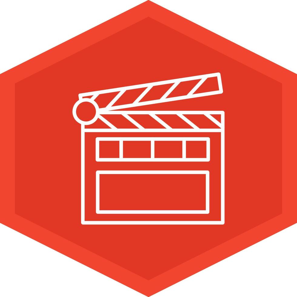 Clapperboard Icon Design Symbol vector