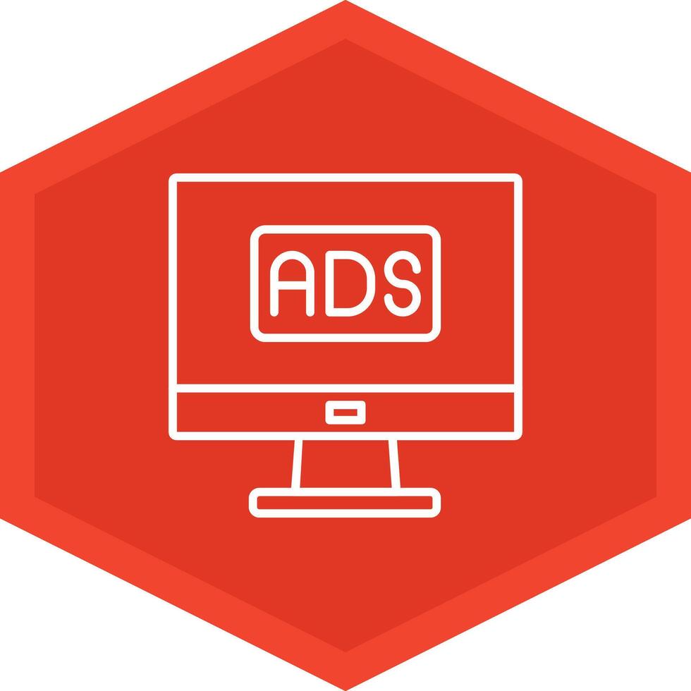 Ads Icon Design Symbol vector