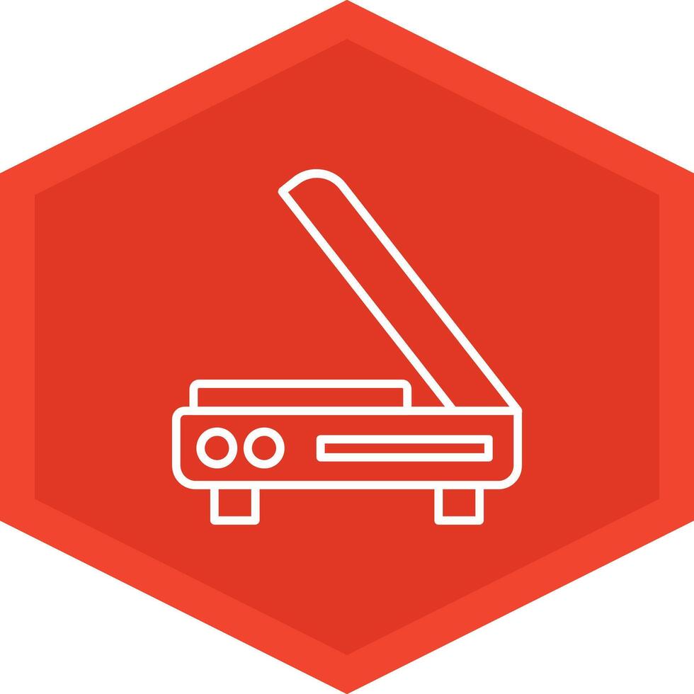 3d Scanner Icon Design Symbol vector