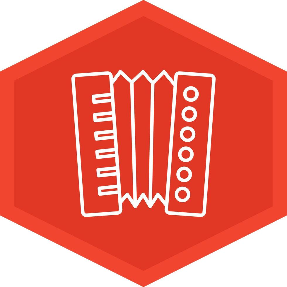 Accordion Icon Design Symbol vector