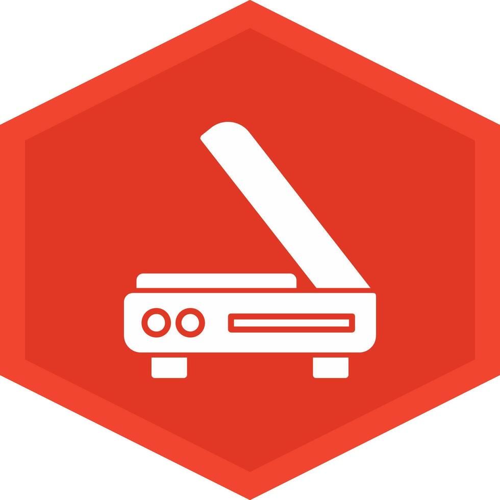 3d Scanner Icon Design Symbol vector