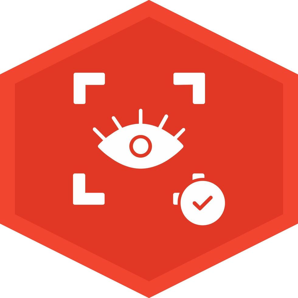 Eye Recognition Icon Design Symbol vector