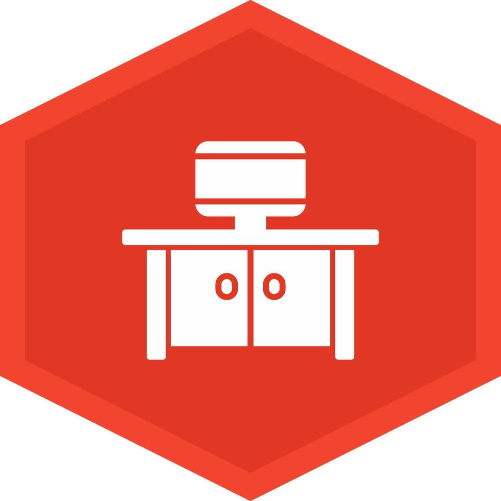Tv Table Icon Design Symbol vector