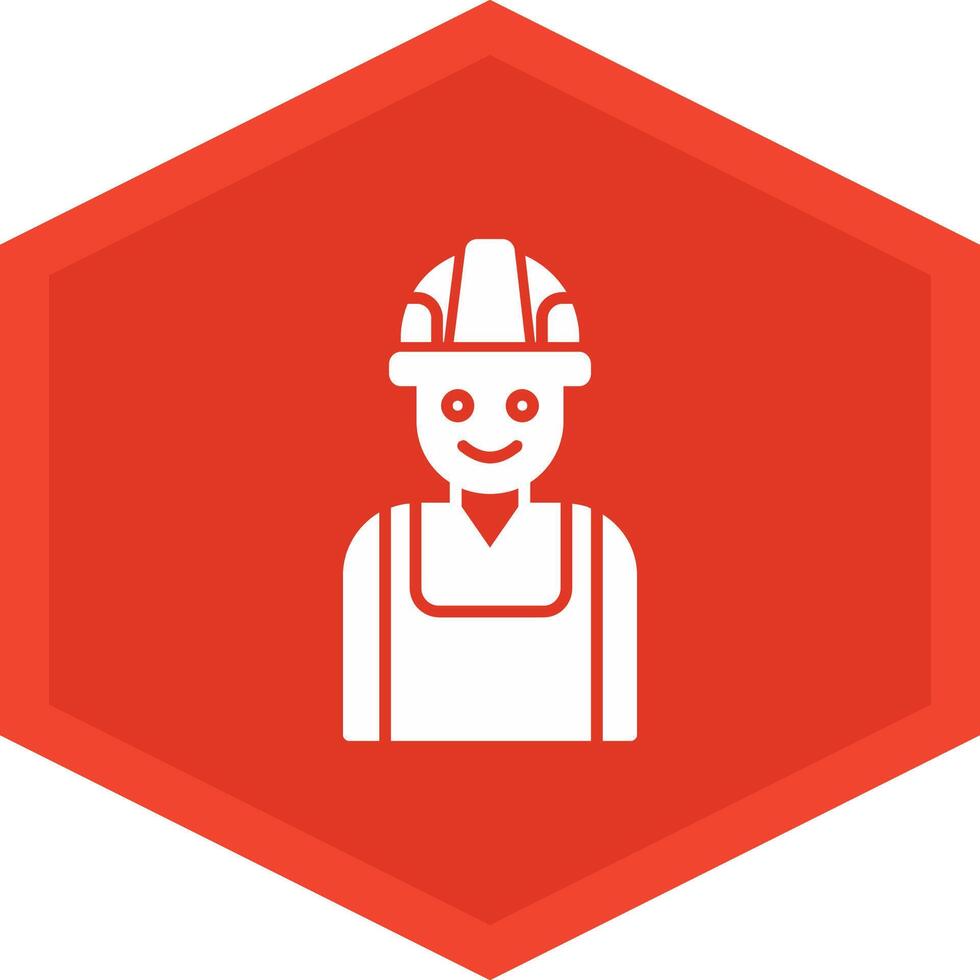 Worker Icon Design Symbol vector
