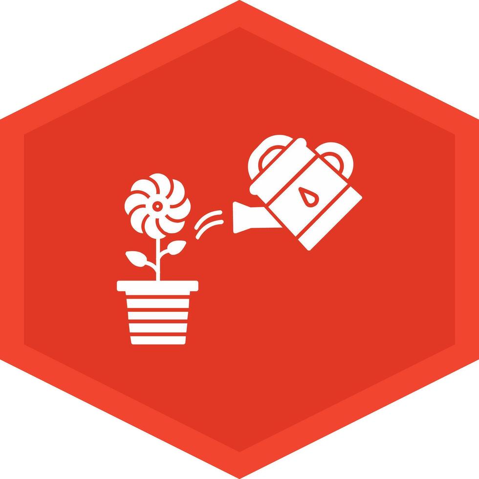 Watering Plants Icon Design Symbol vector