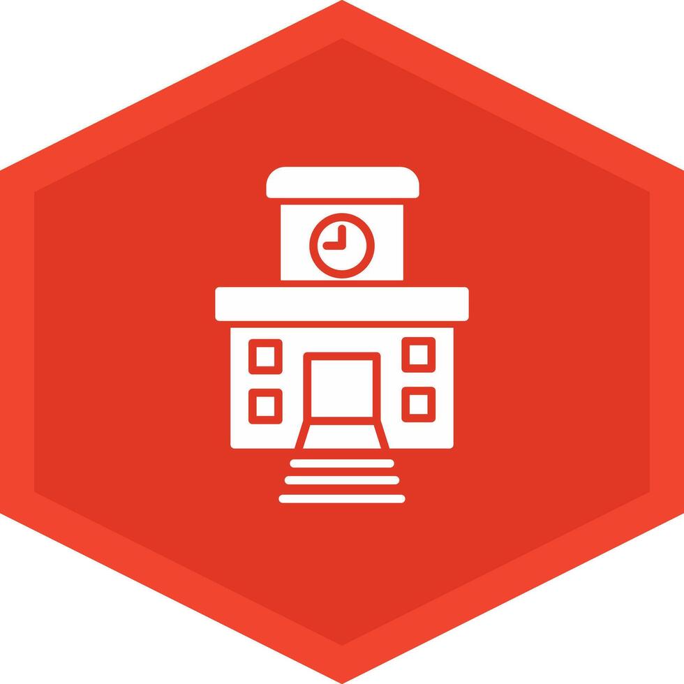 Train Station Icon Design Symbol vector