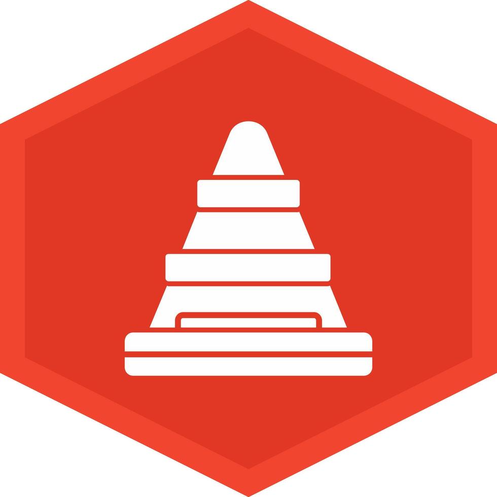 Traffic Cone Icon Design Symbol vector