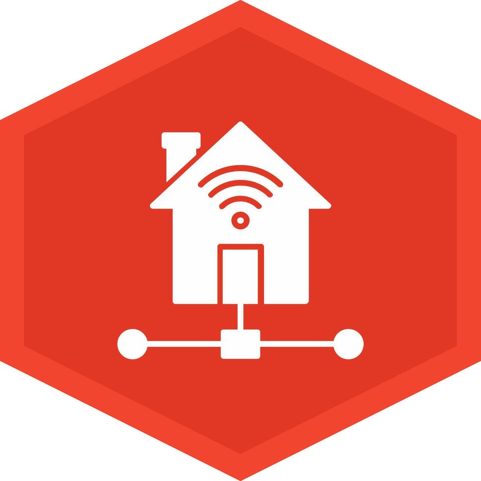 Smart Home Icon Design Symbol vector