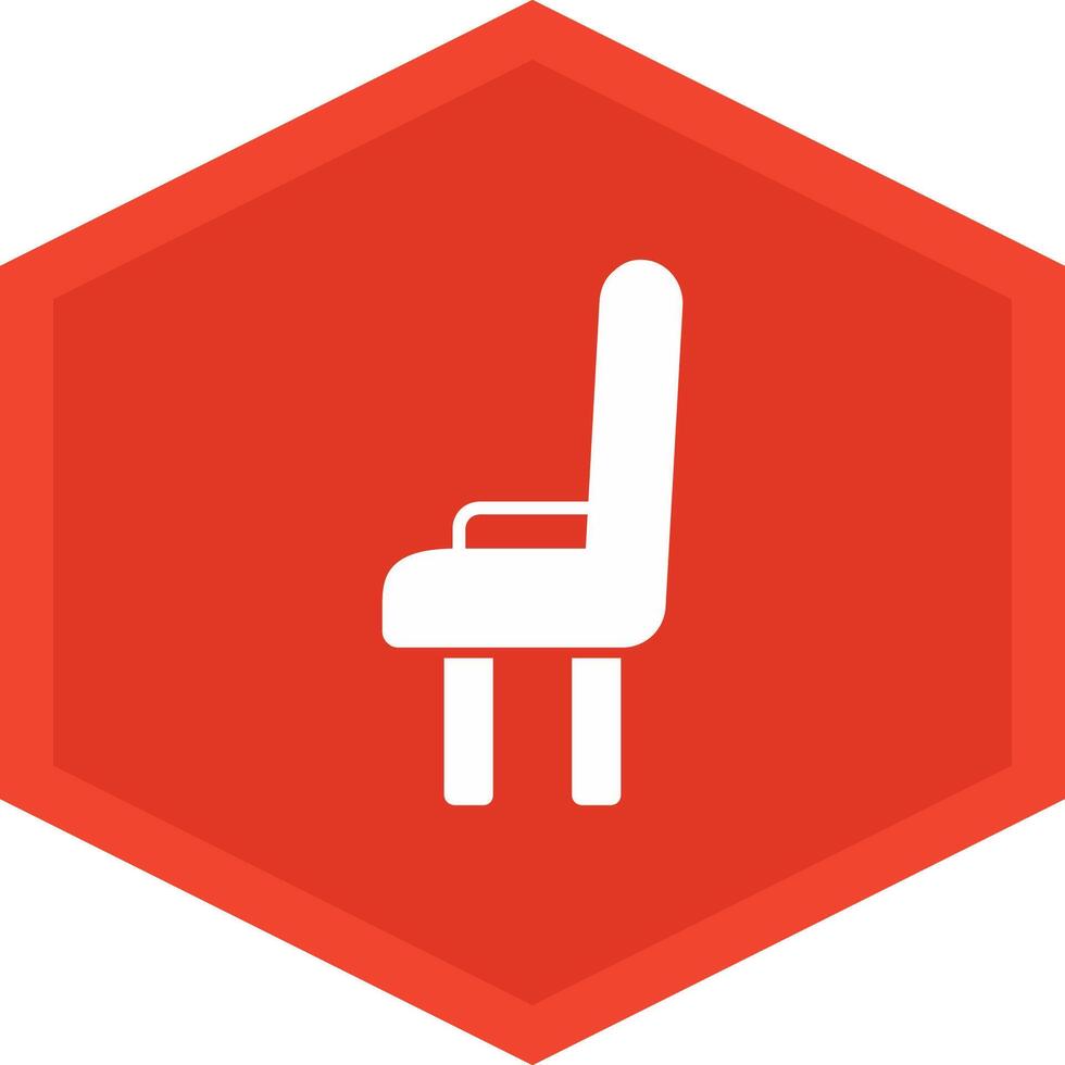 Dining Chair Icon Design Symbol vector