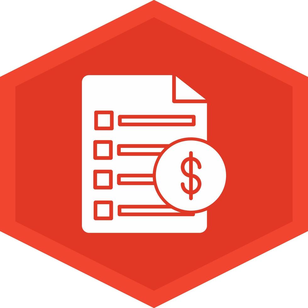 Invoice Icon Design Symbol vector