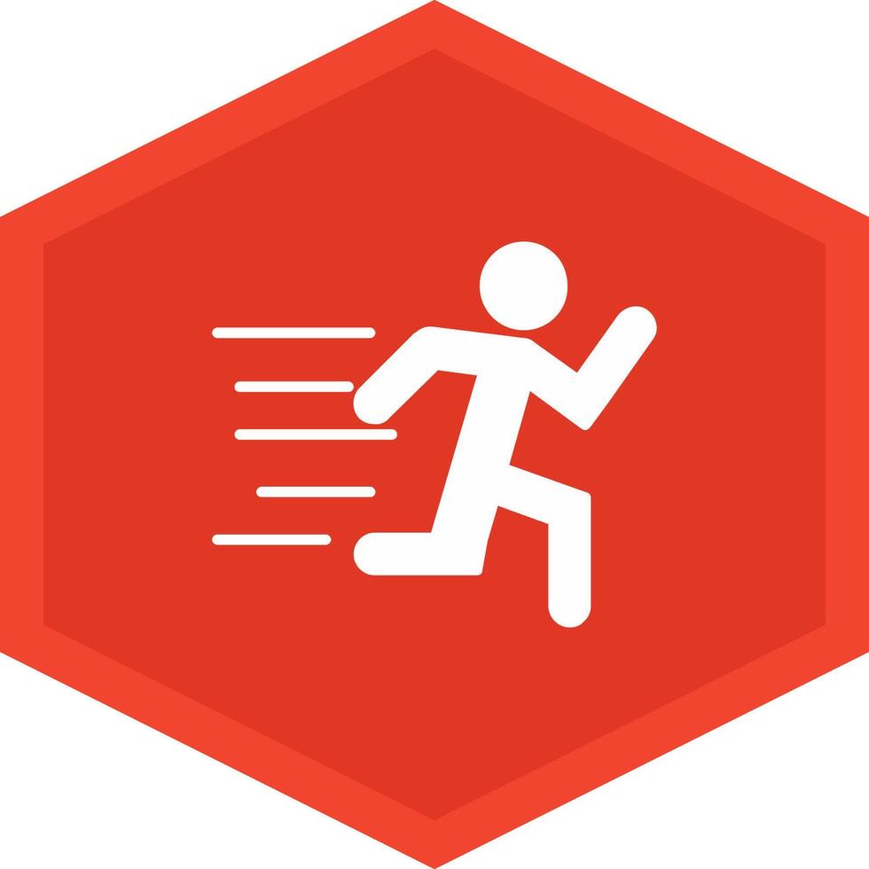 Running Icon Design Symbol vector
