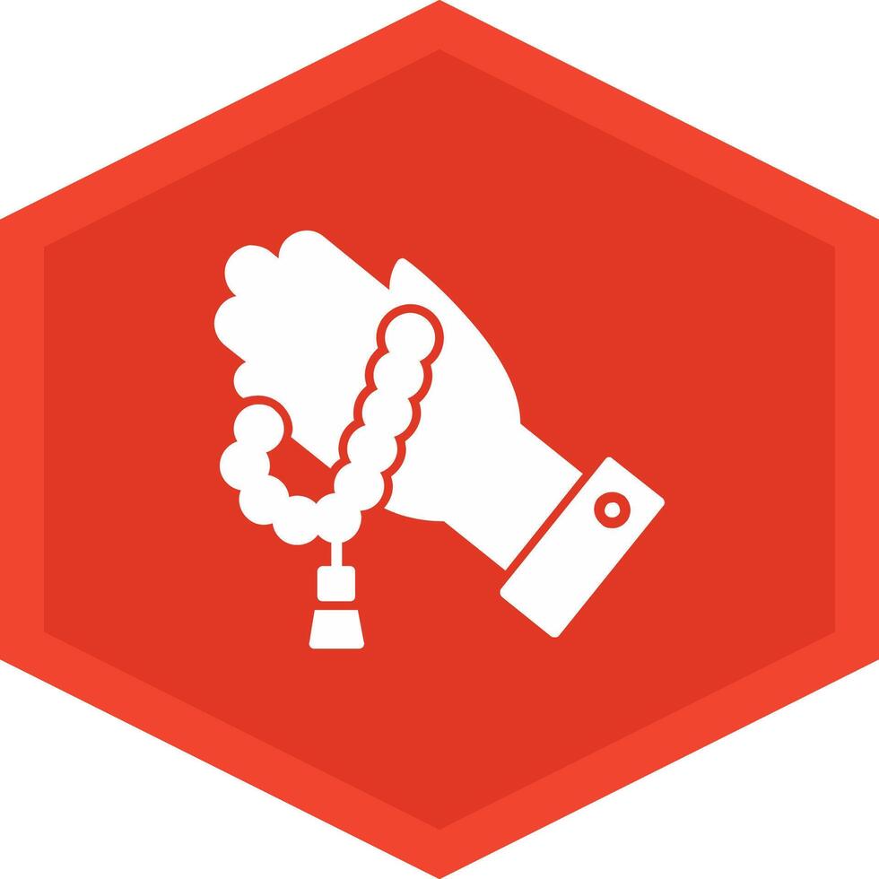 Tasbih Icon Design Symbol vector