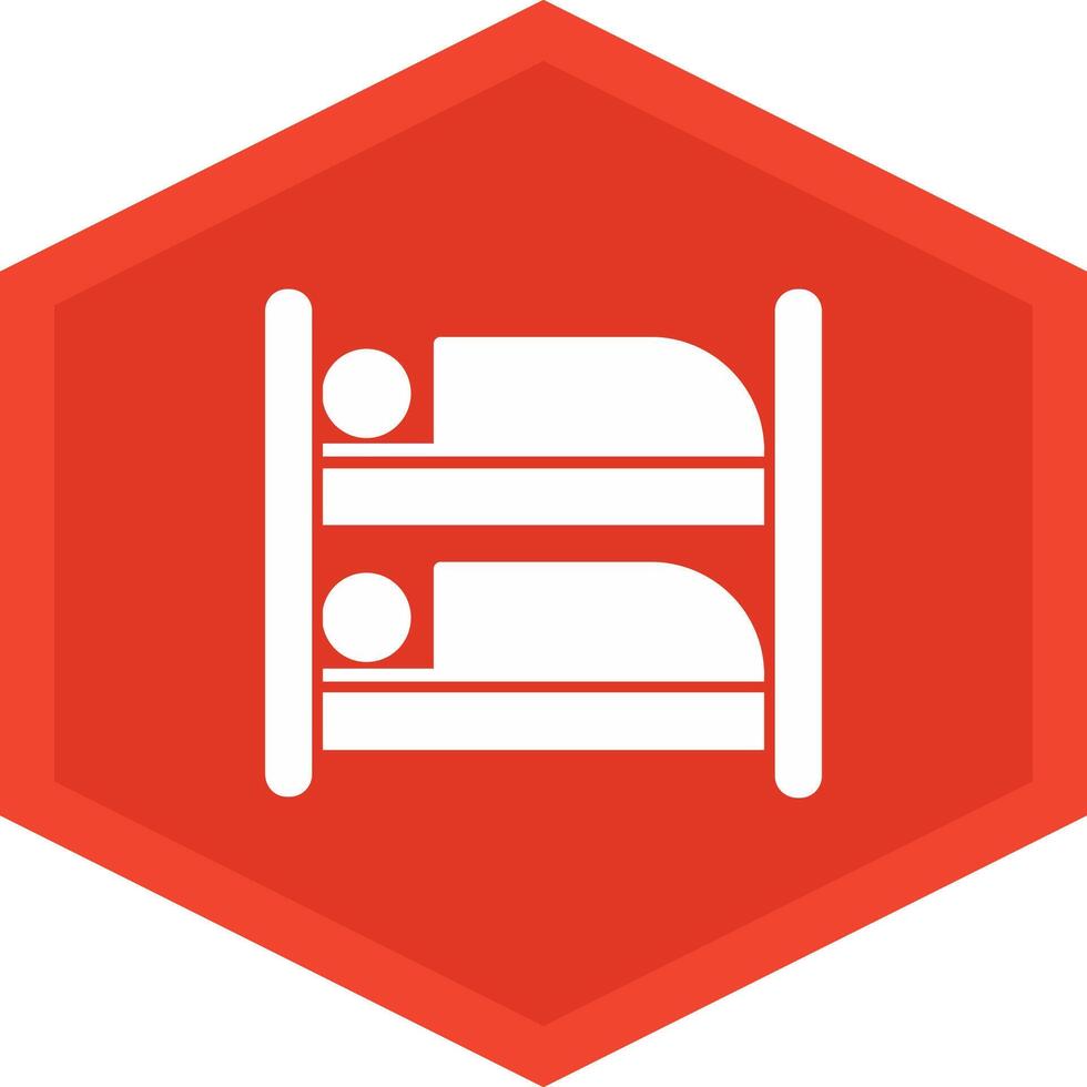 Bunk Bed Icon Design Symbol vector