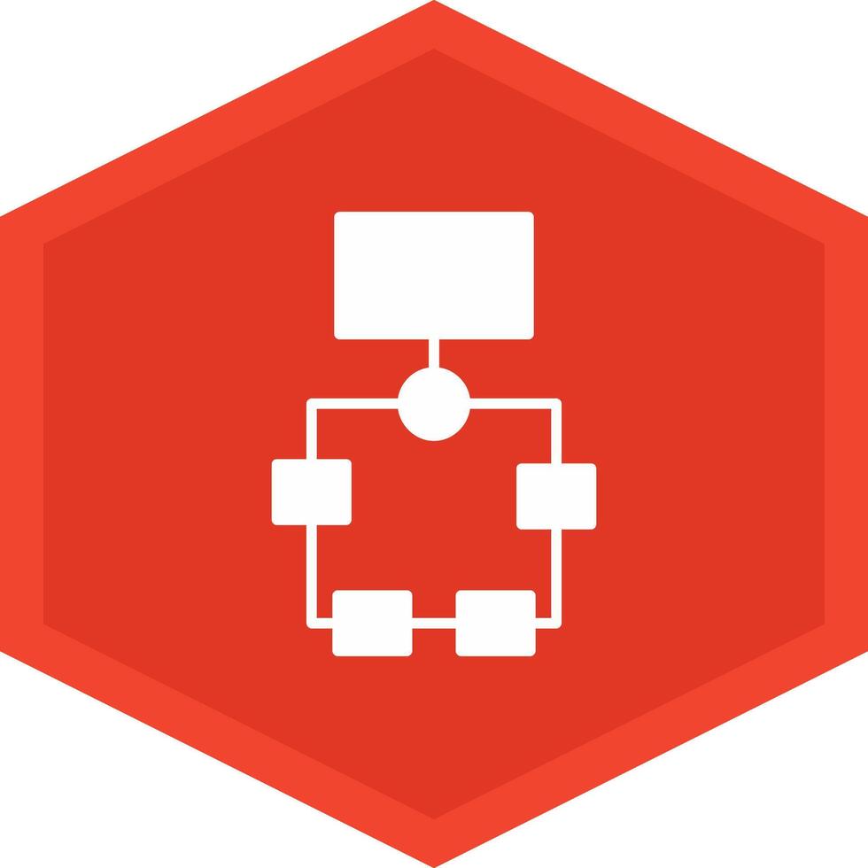 Flowchart Icon Design Symbol vector