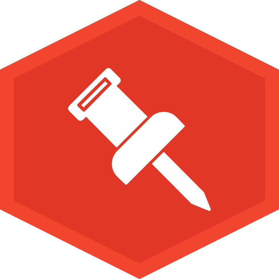 Push Pin Icon Design Symbol vector