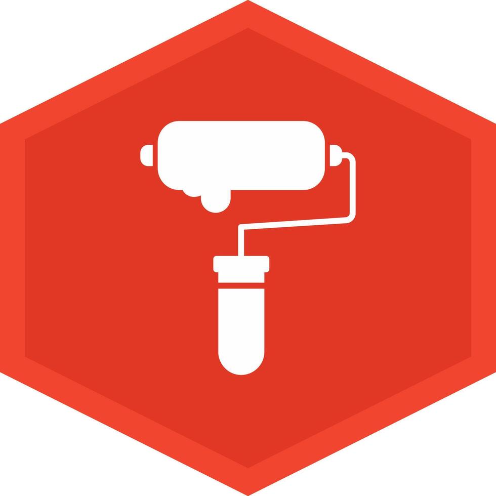Paint Roller Icon Design Symbol vector