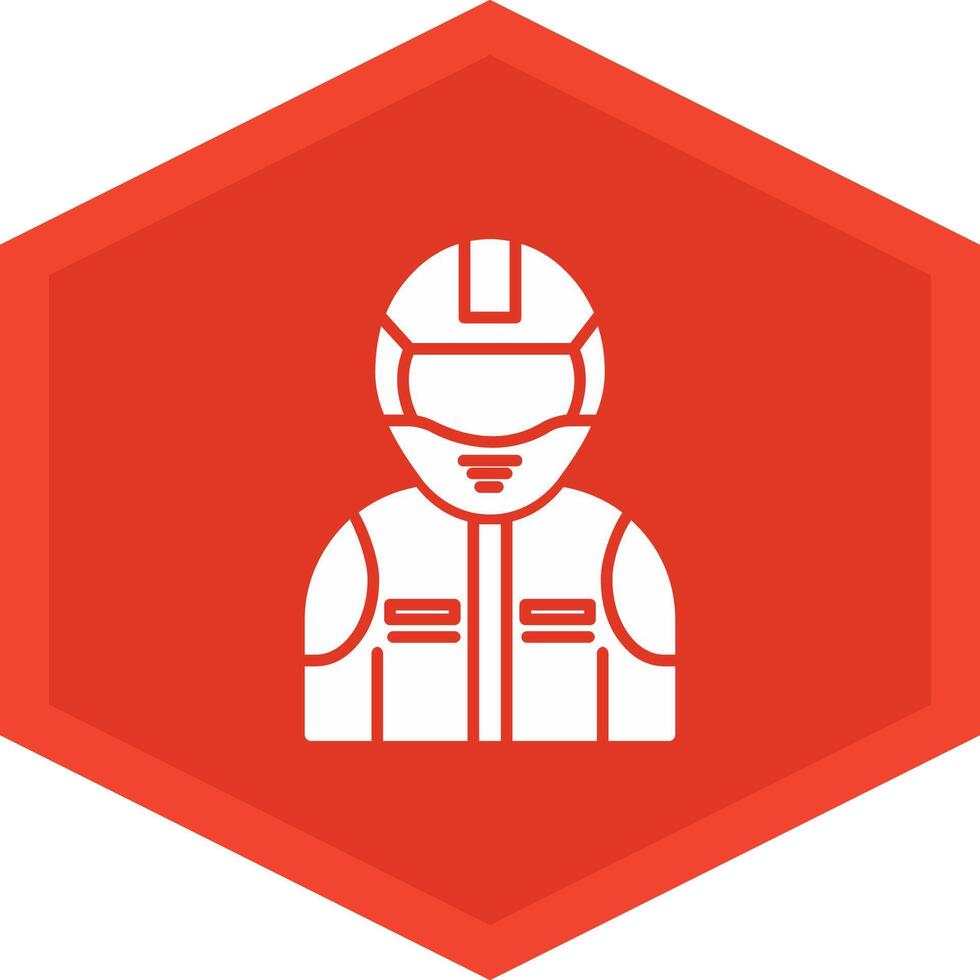 Racer Icon Design Symbol vector
