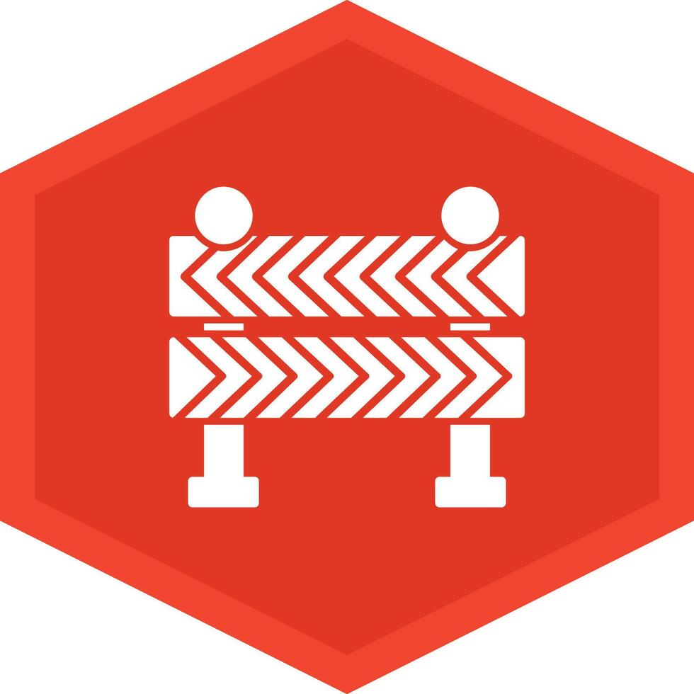 Road Barrier Icon Design Symbol vector