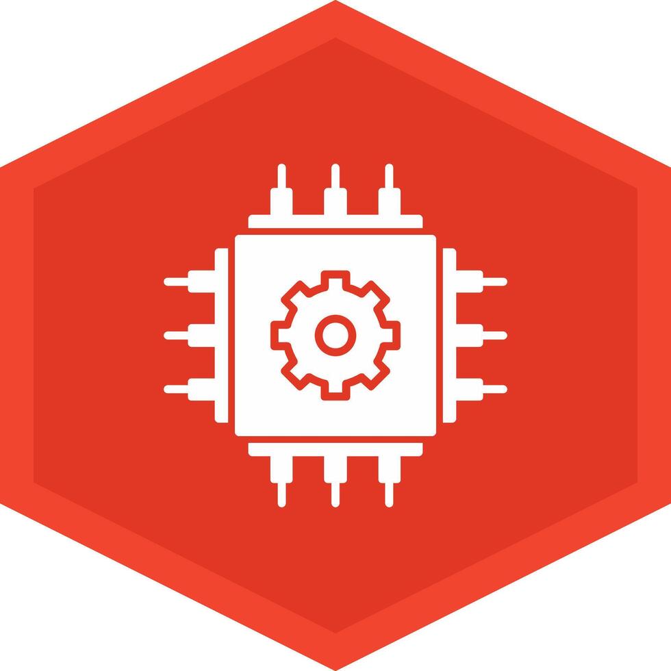 Cpu Icon Design Symbol vector