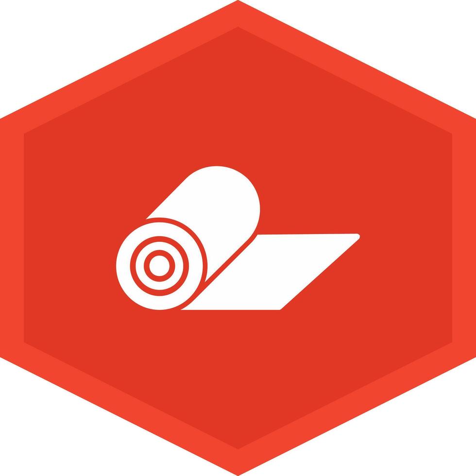Gym Mat Icon Design Symbol vector