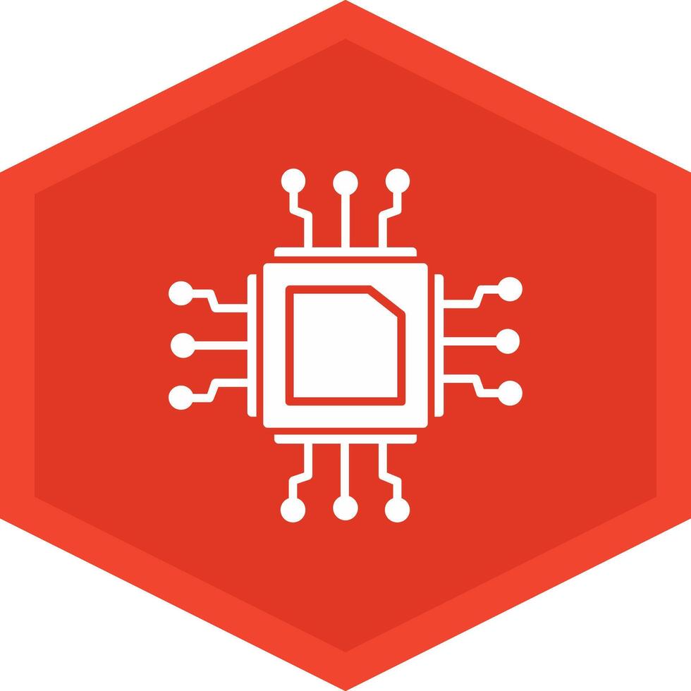 Cpu Icon Design Symbol vector