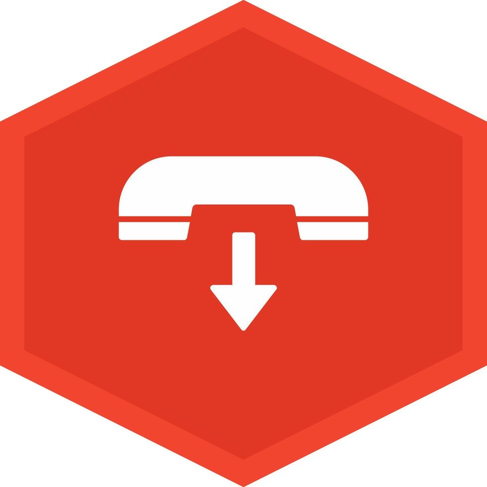 End Call Icon Design Symbol vector