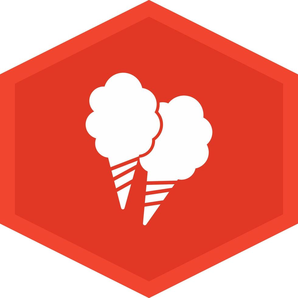 Cotton Candy Icon Design Symbol vector