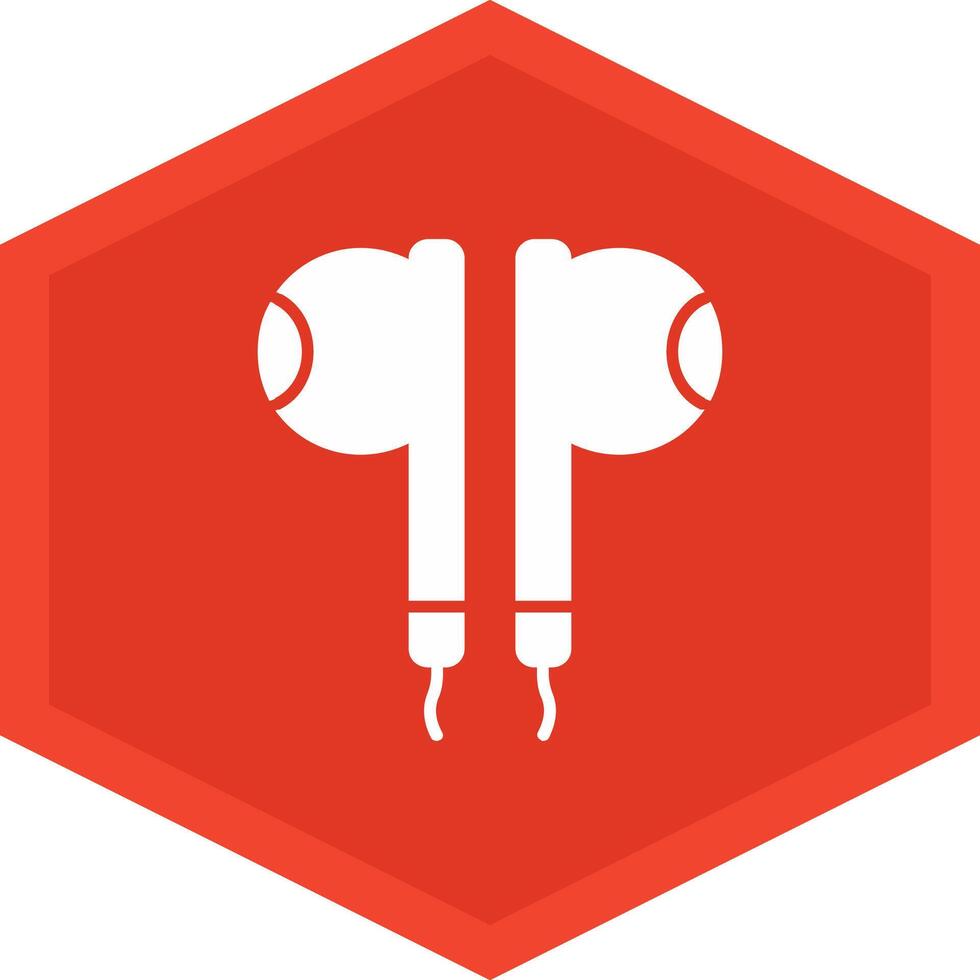 Earbuds Icon Design Symbol vector